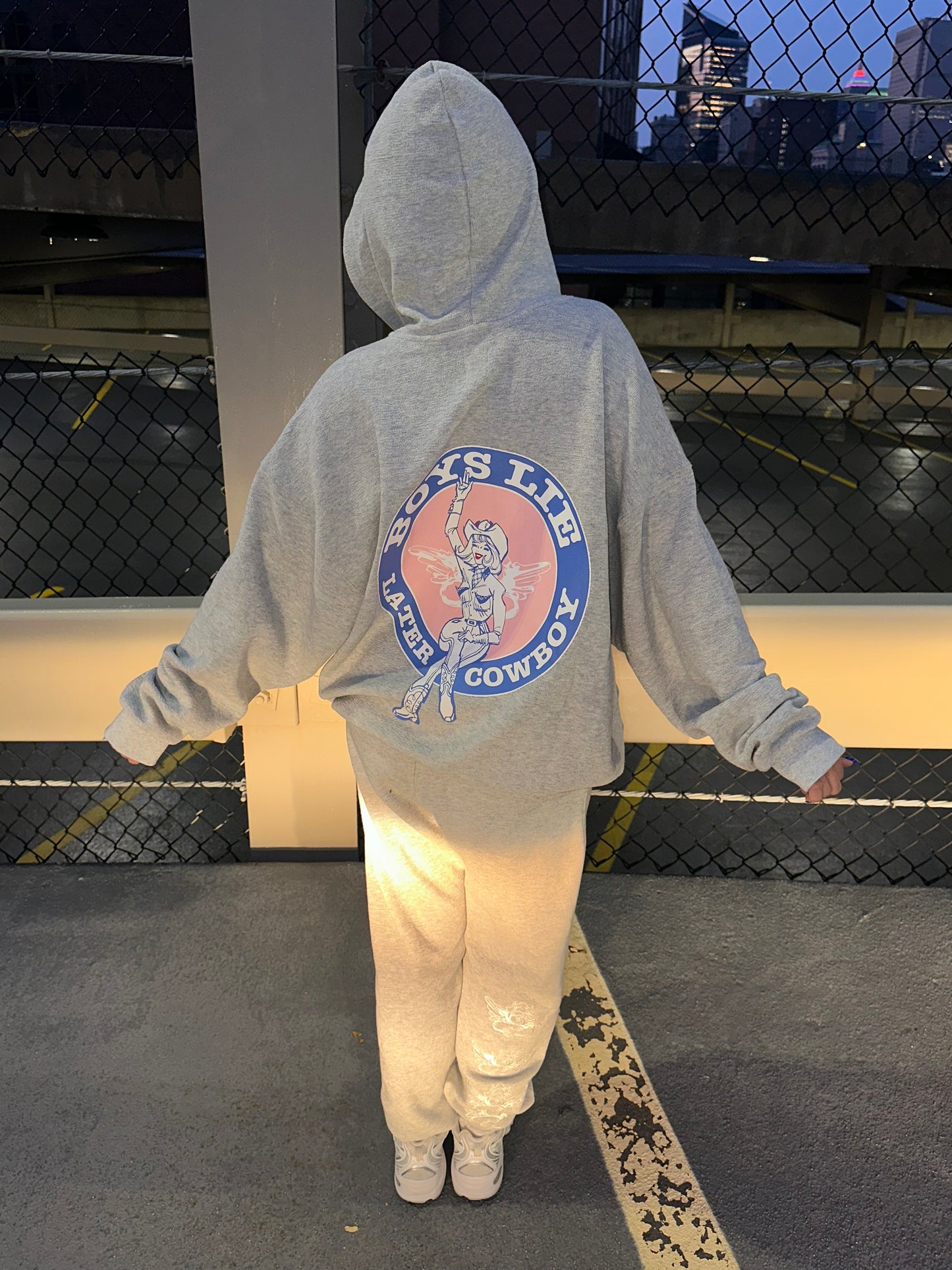 Boys Lie Later Cowboy Zip-Up