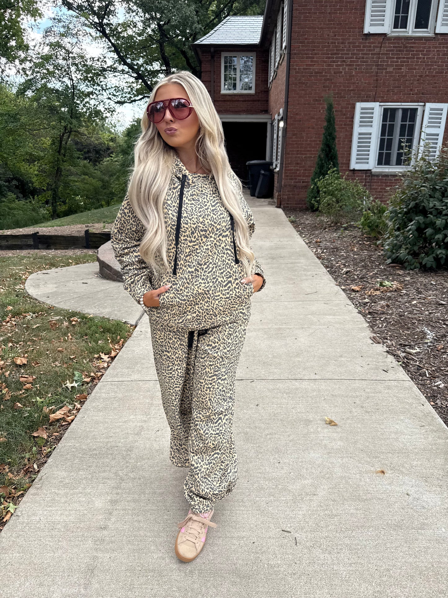 Crazy Chic Leopard Hoodie