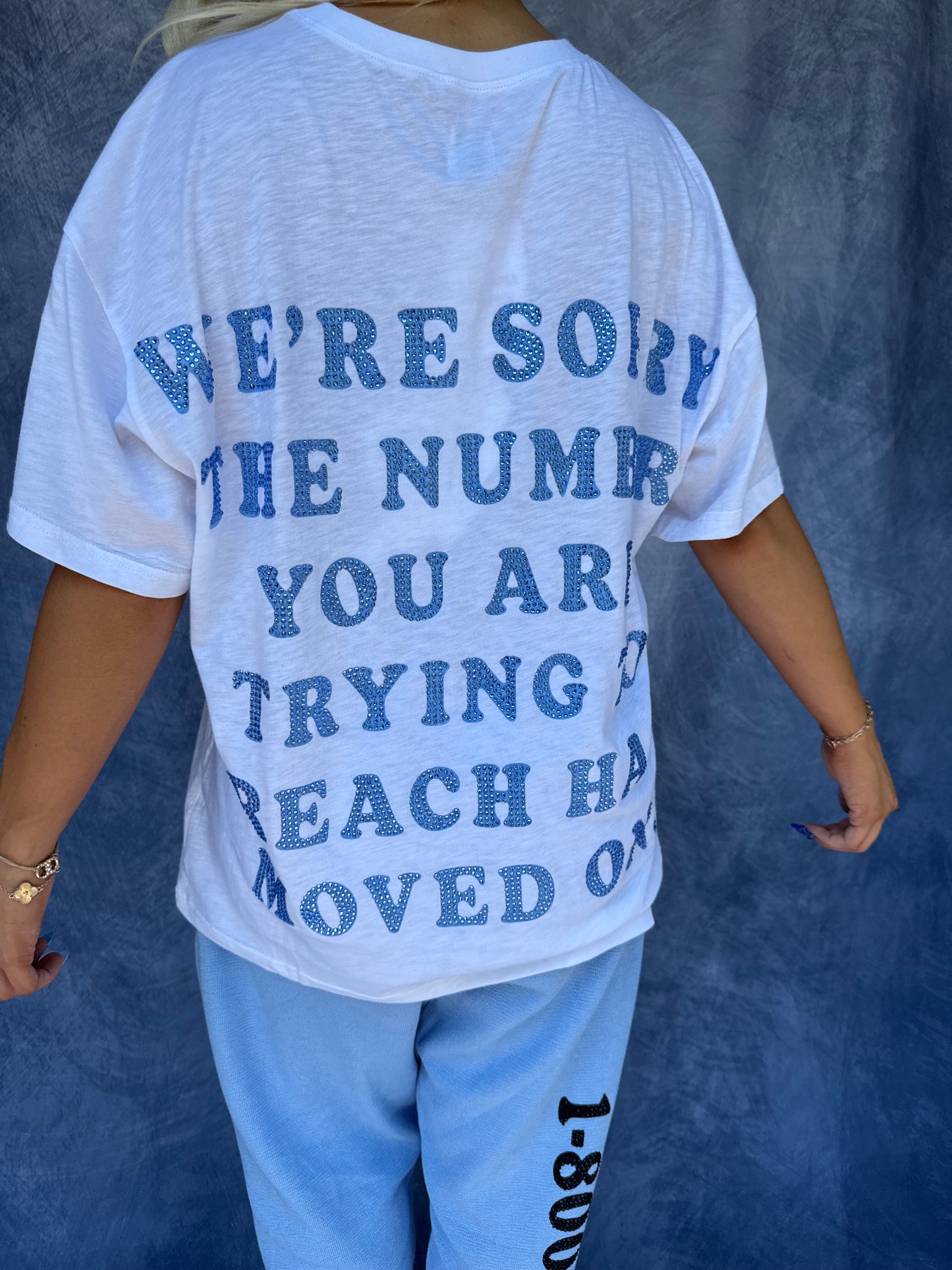 Boys Lie Blue 1-800 Tee