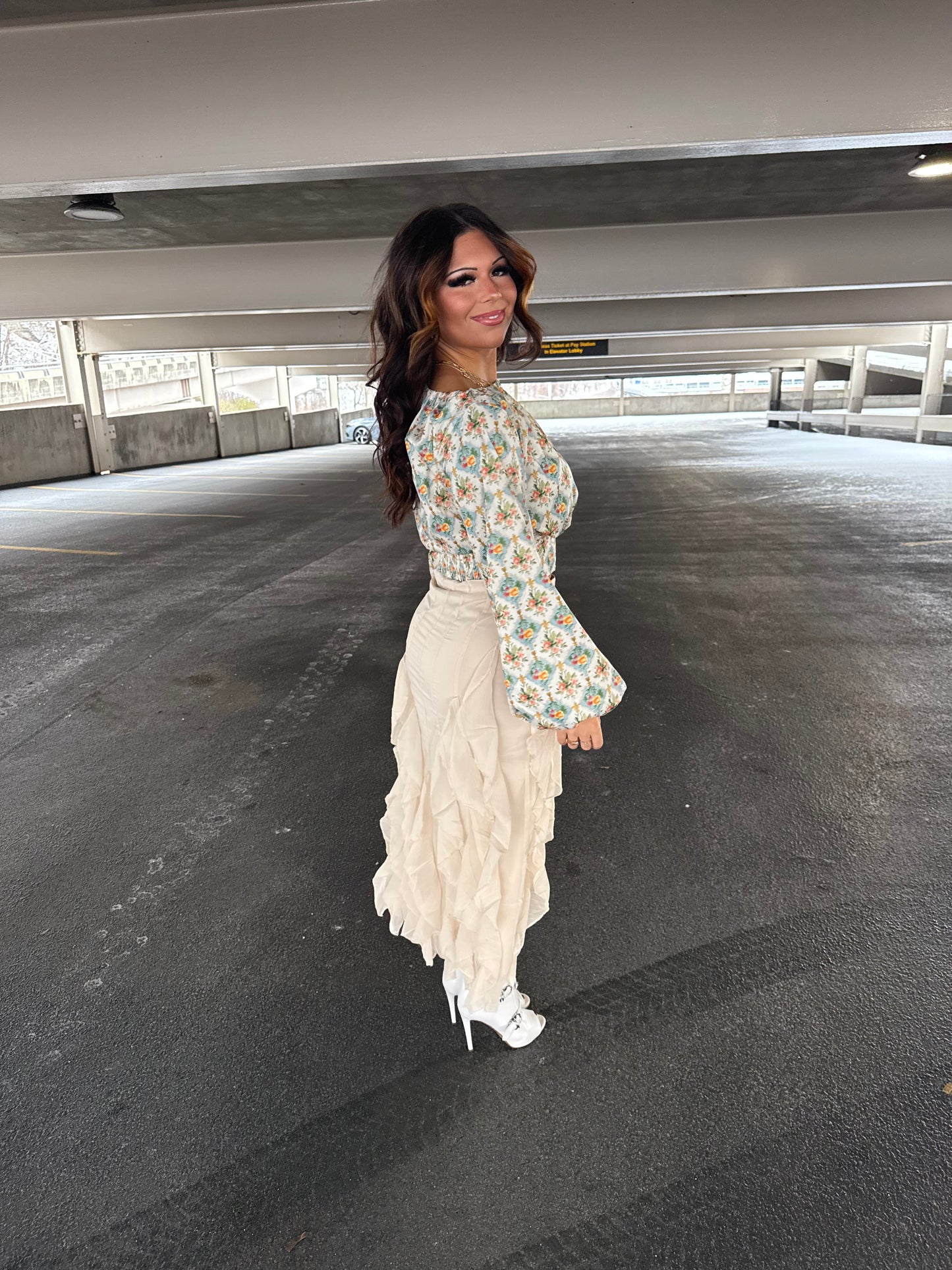 Natural Notes Maxi Skirt