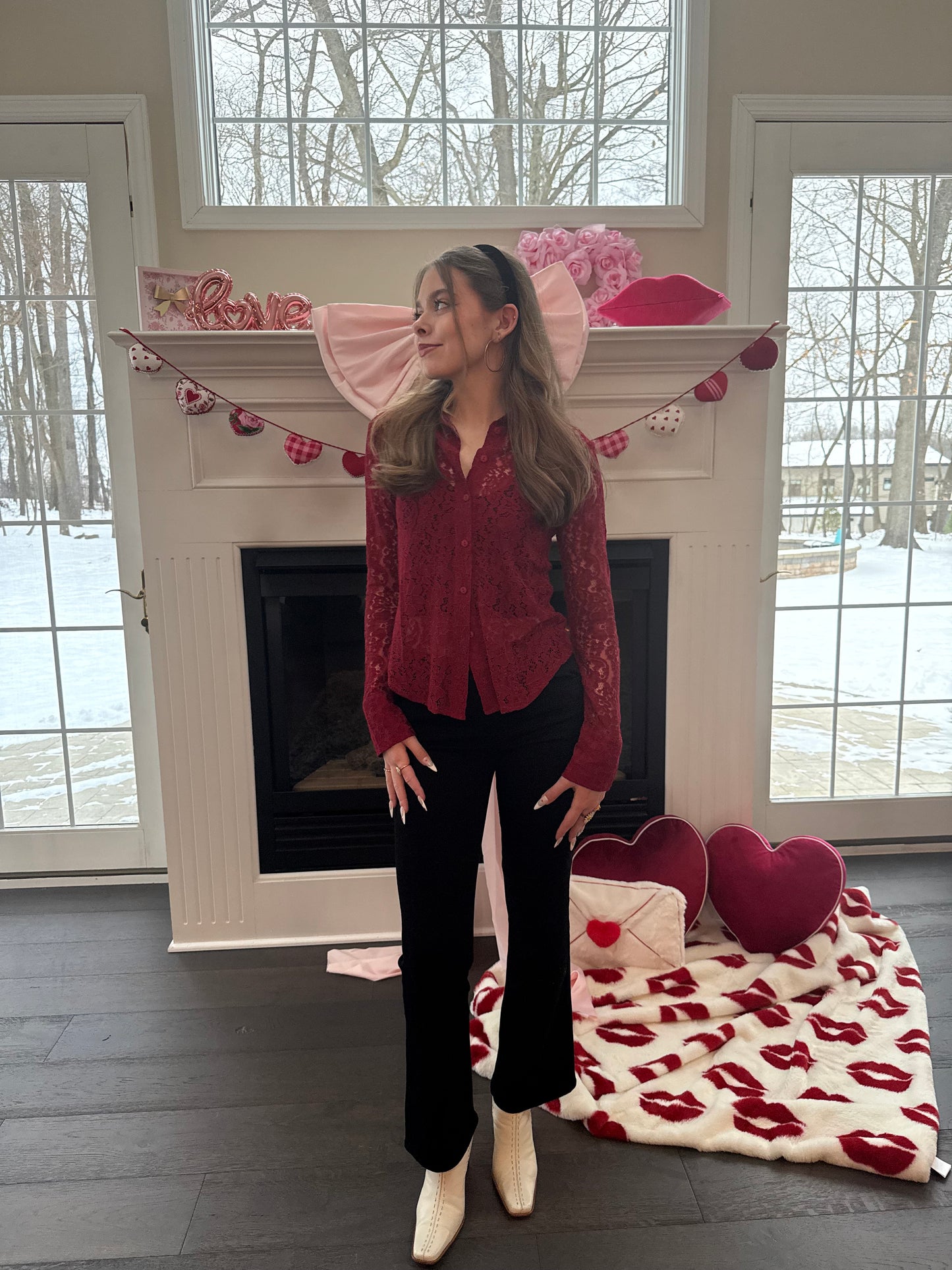 Rose Romance Lace L/S