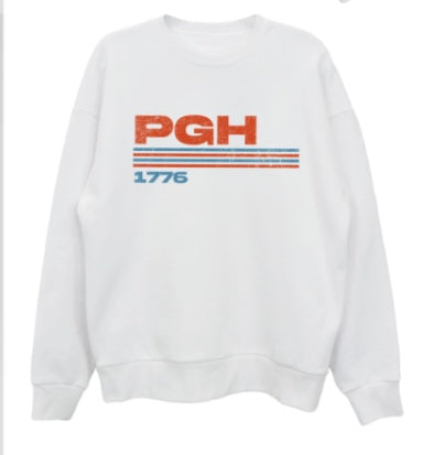 PGH Retro Stripes Crewneck
