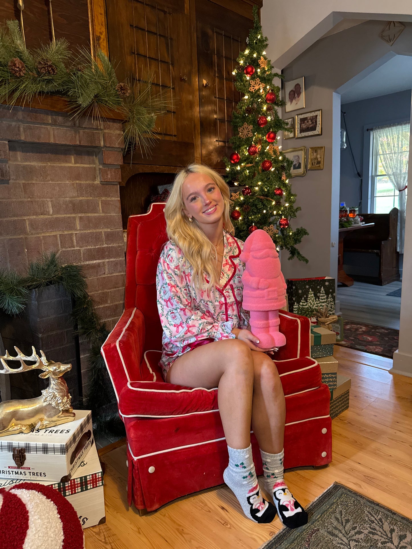 Santa’s Sleighing Jammies (SOLD TOGETHER)