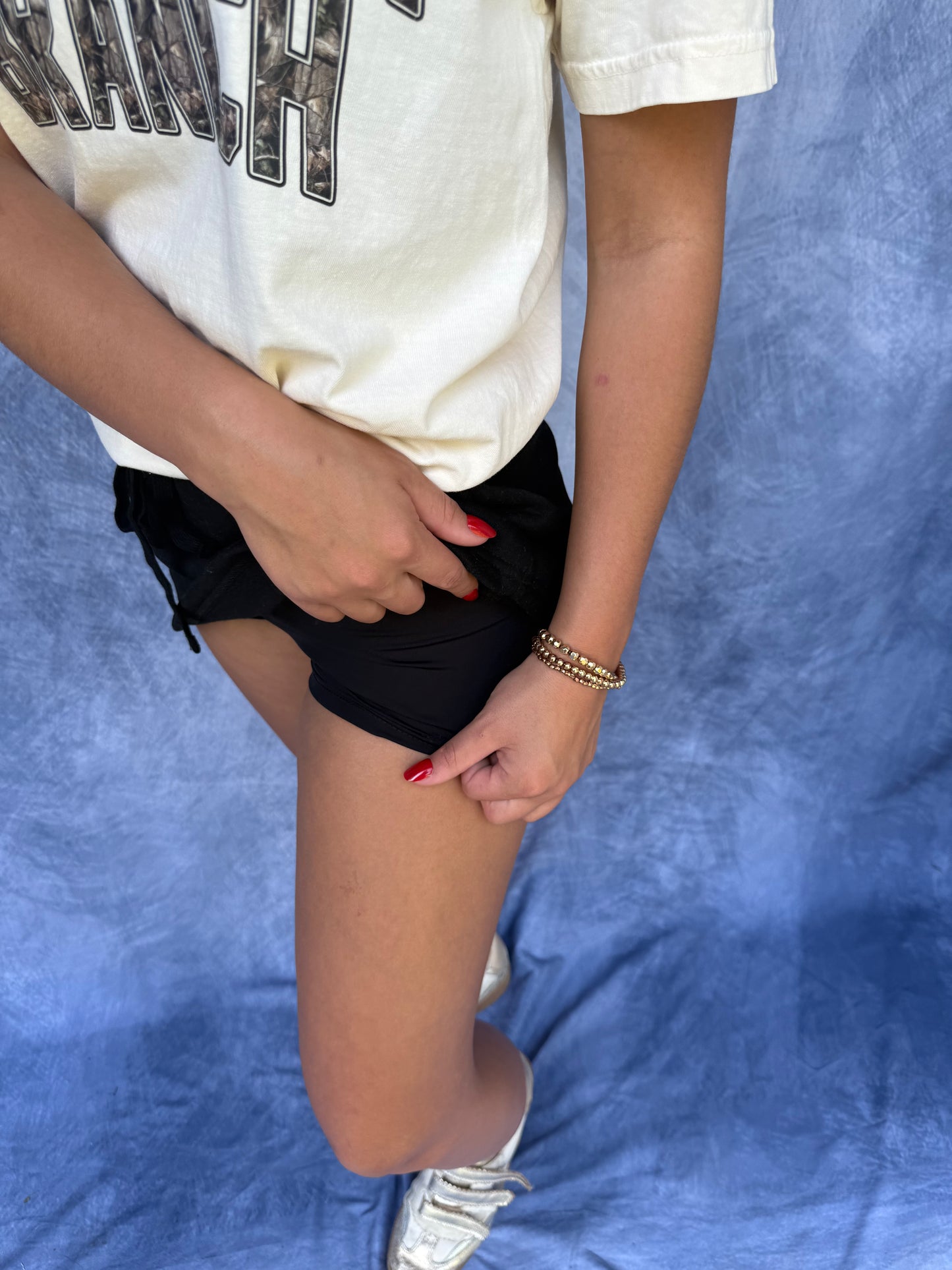 Grounded Sweatskirt in Black