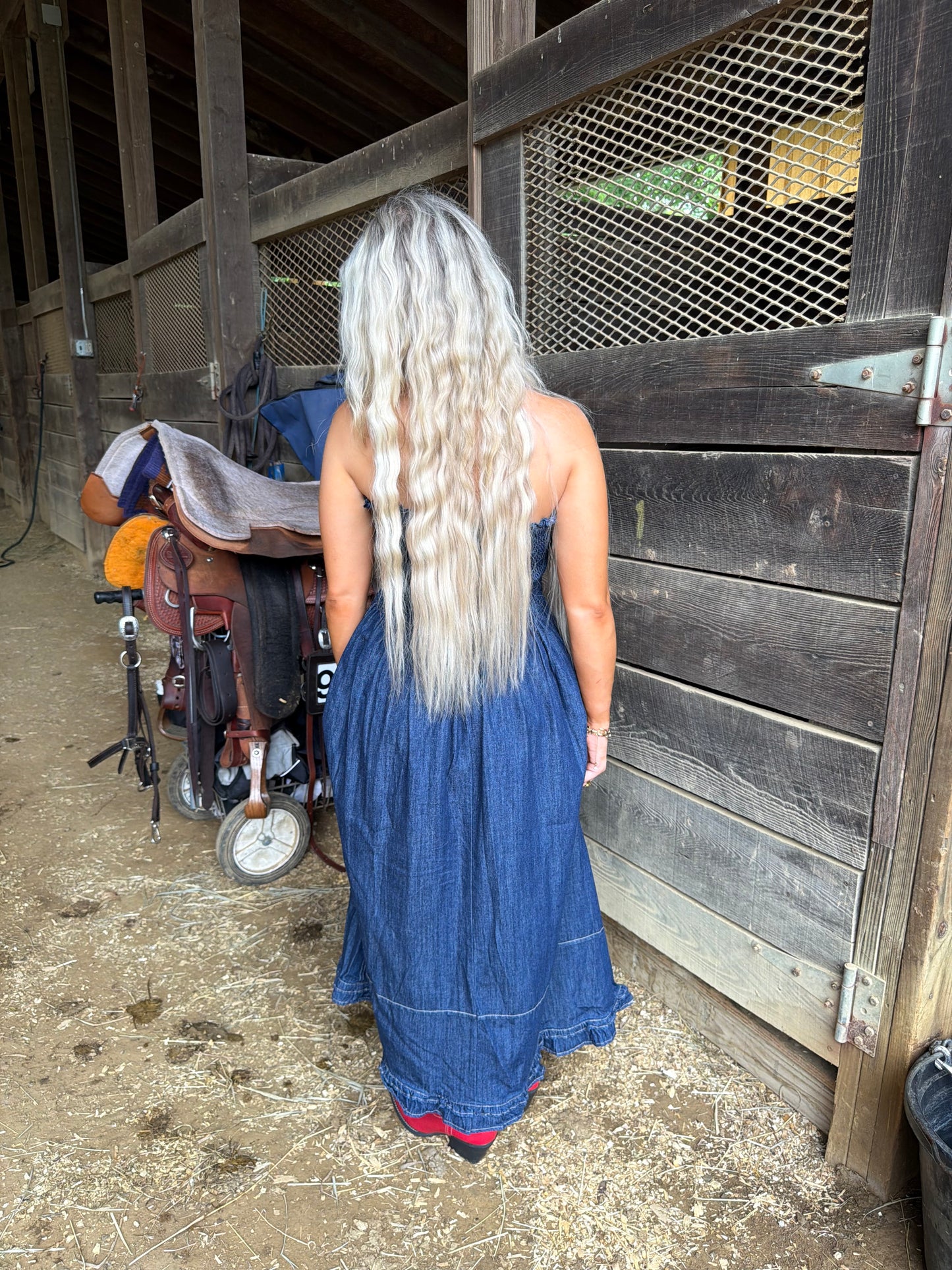 Holly Denim Midi Dress