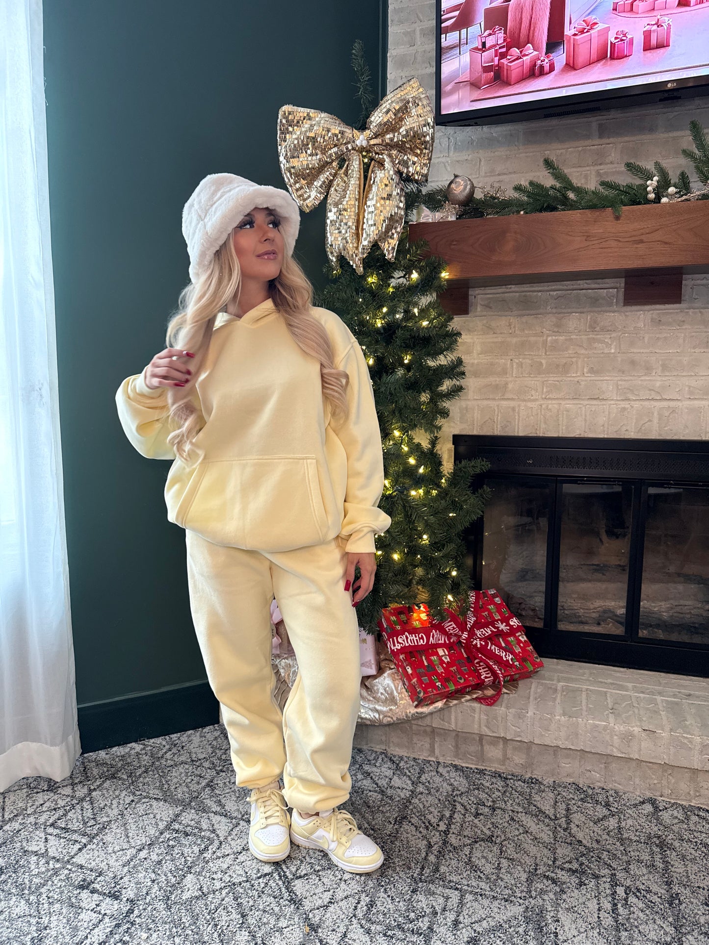 So Fetch Hoodie In Pale Yellow