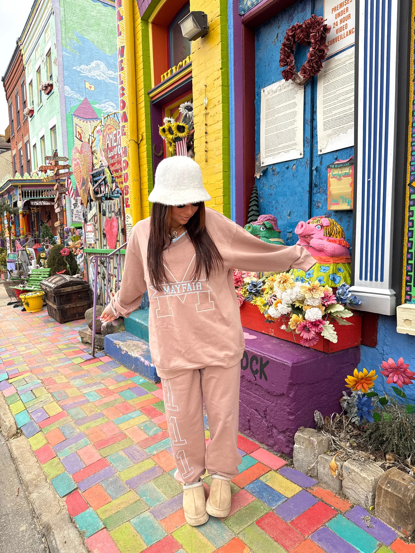 The Mayfair Group Angels V-Neck Sweatshirt