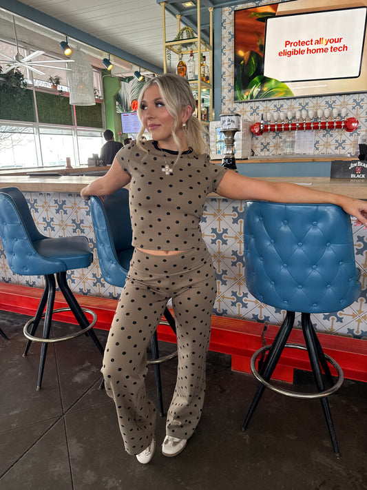 Hazel Eyes Polka Set (TOP)