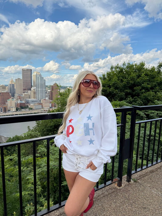 PGH Retro Stars Crewneck