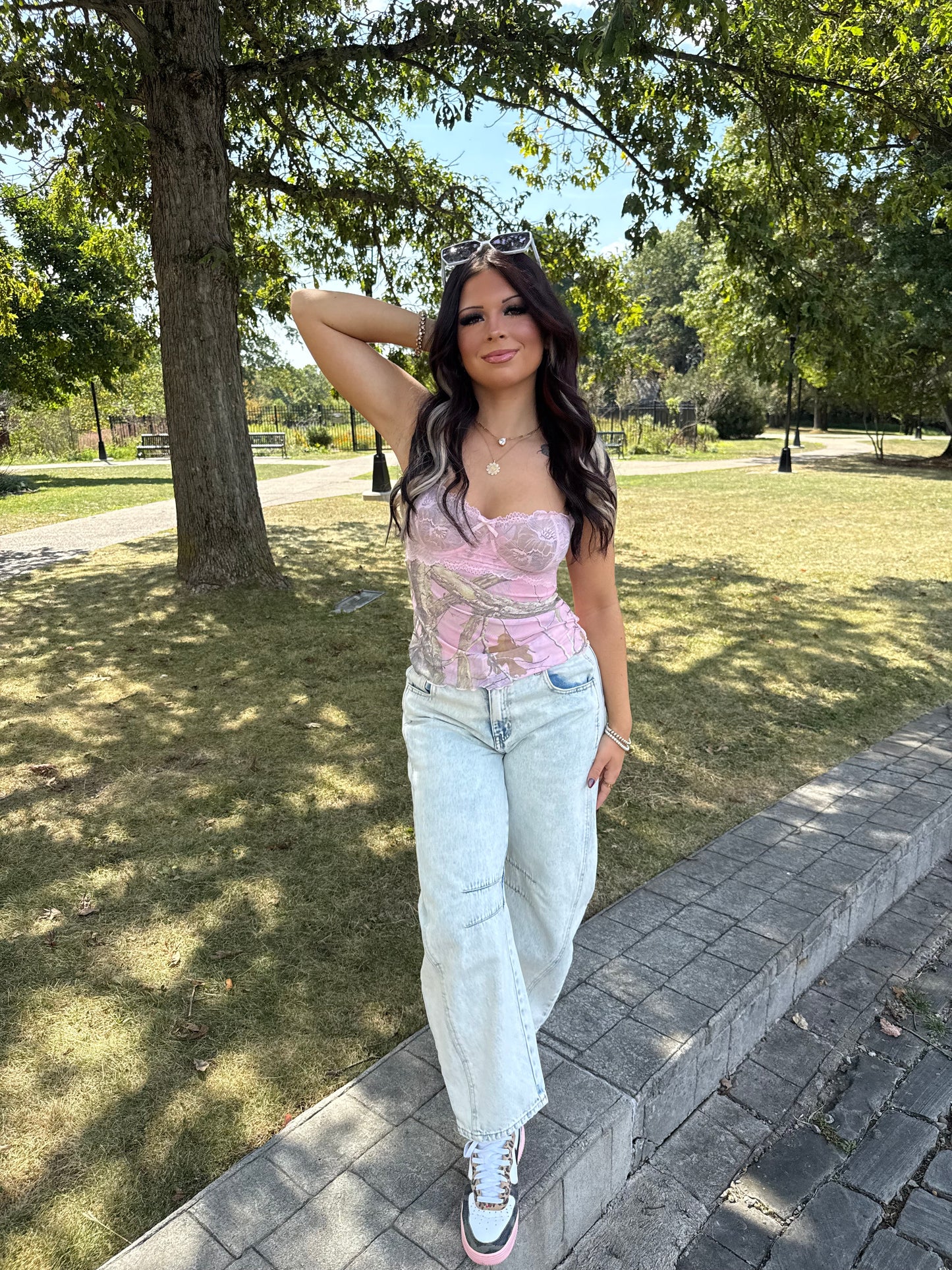 Baby Blushing Camo Tank