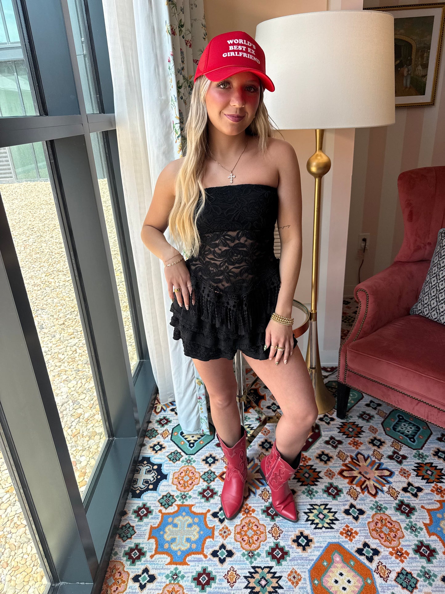 Worlds Best Ex Trucker RED