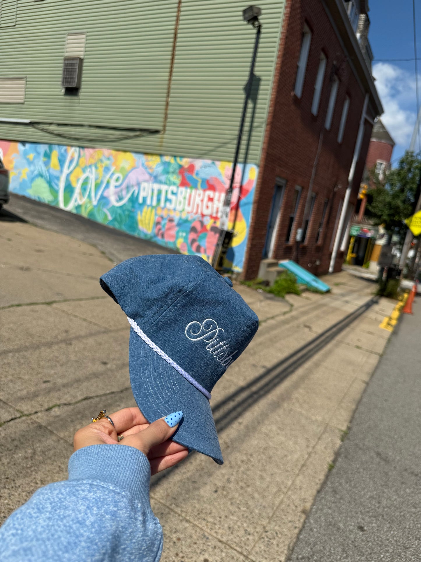 Denim Pittsburgh Hat