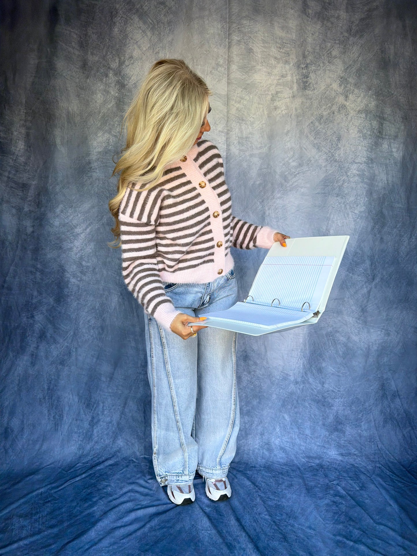 Sugar Sugar Stripe Barrel Jeans