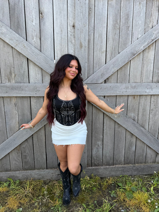 Black Beauty Western Top