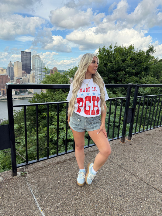 Made In PGH Patriotic Tee