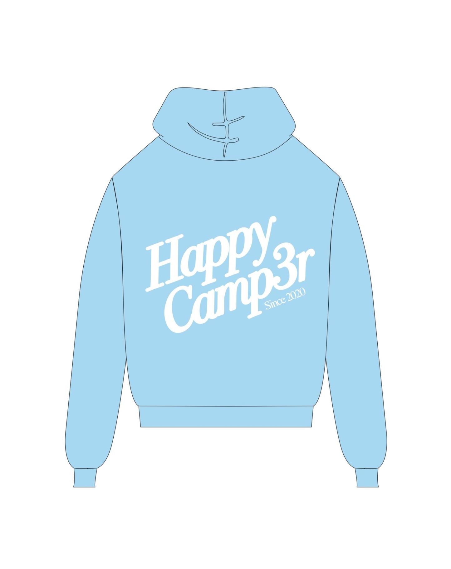 Happy Camp3r Puff Series Cotton Candy Hoodie