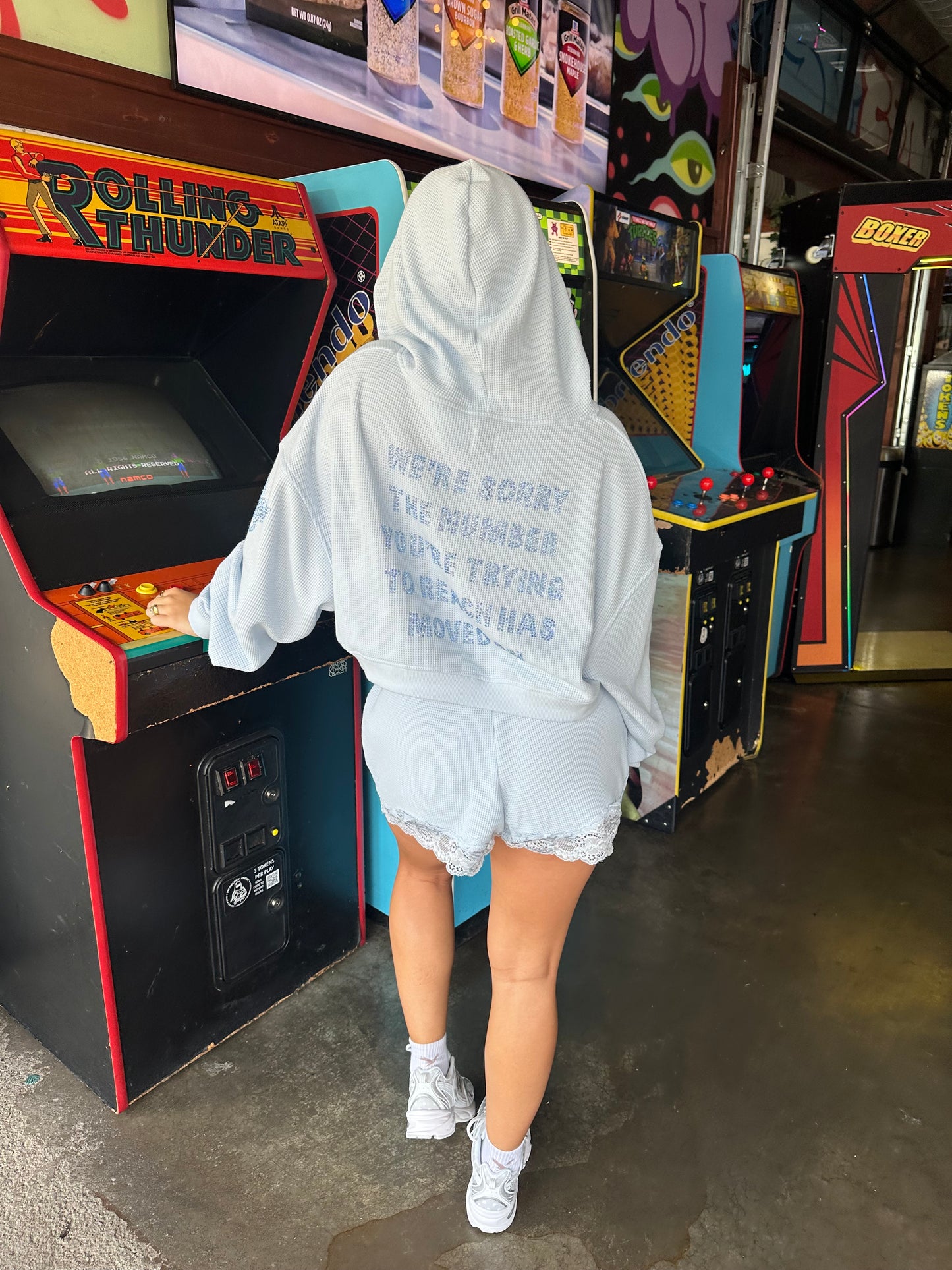 Boys Lie 1-800 Blues Lace Shorts