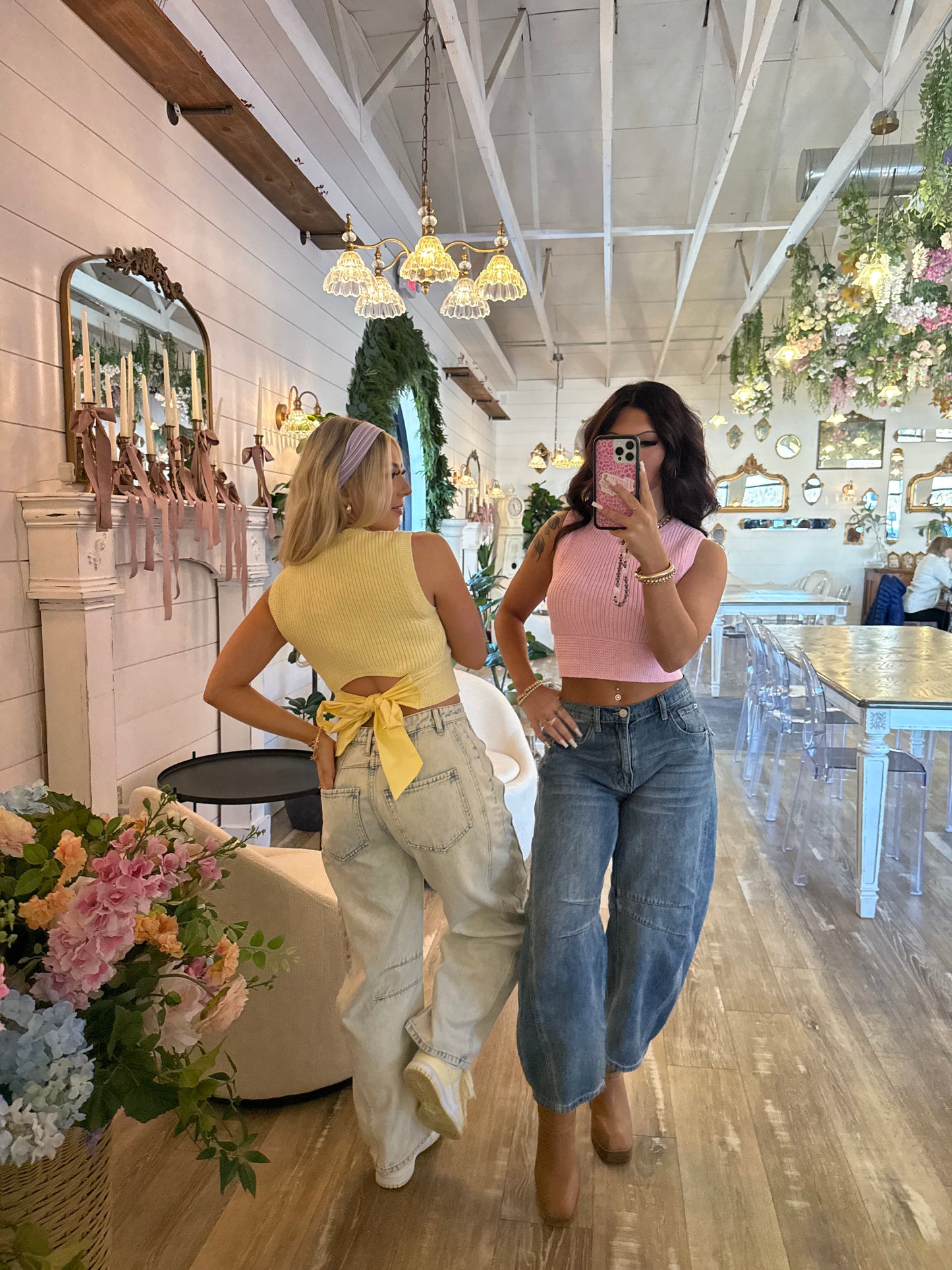 Bliss Tie Tank in Butter