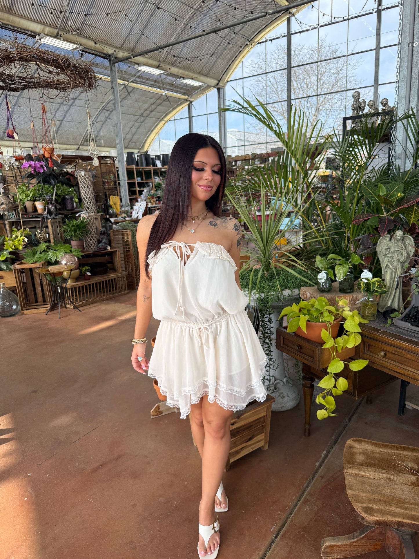 Cove Core Cream Romper