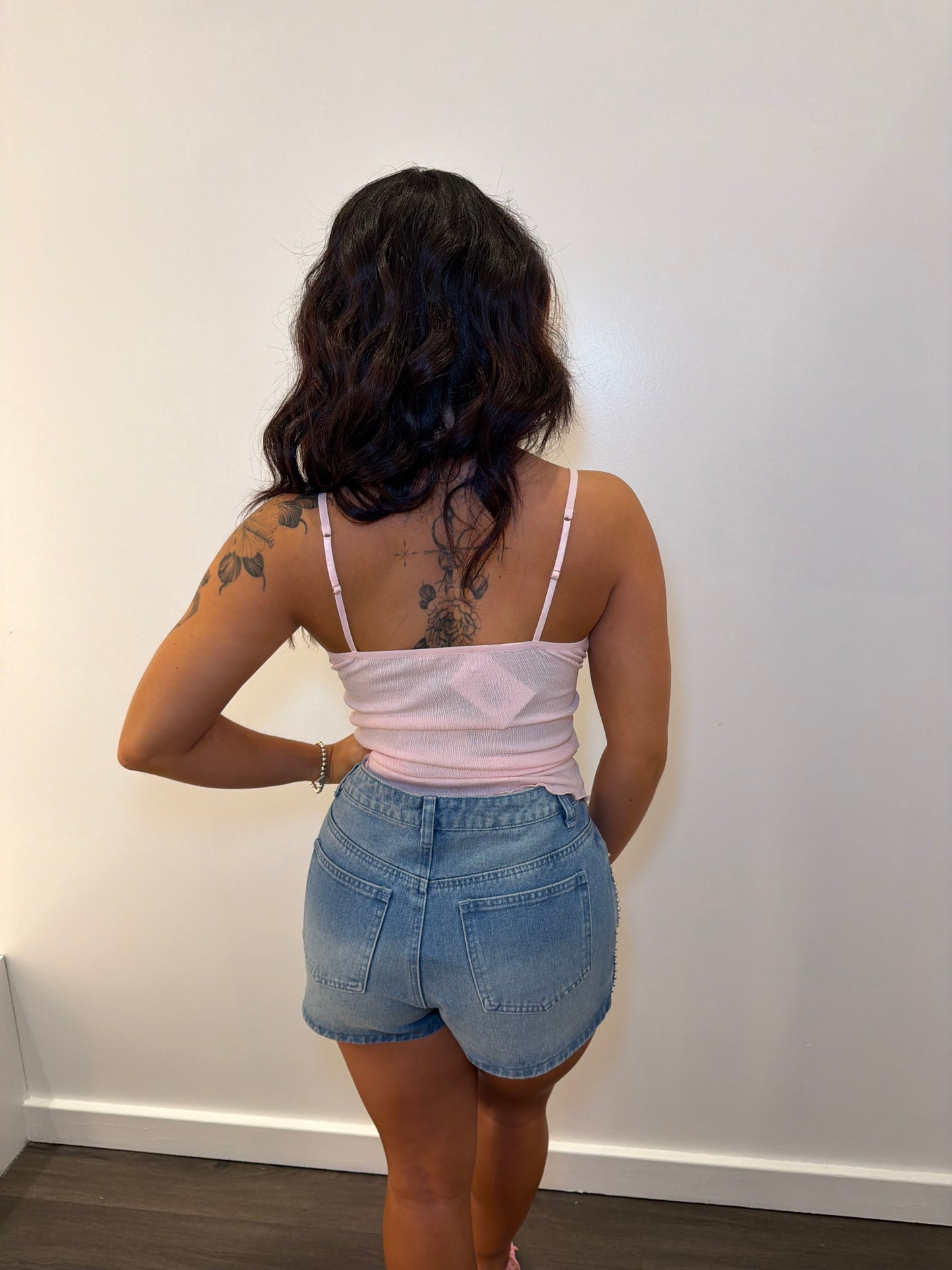 Kristen Tank Top in Pale Pink