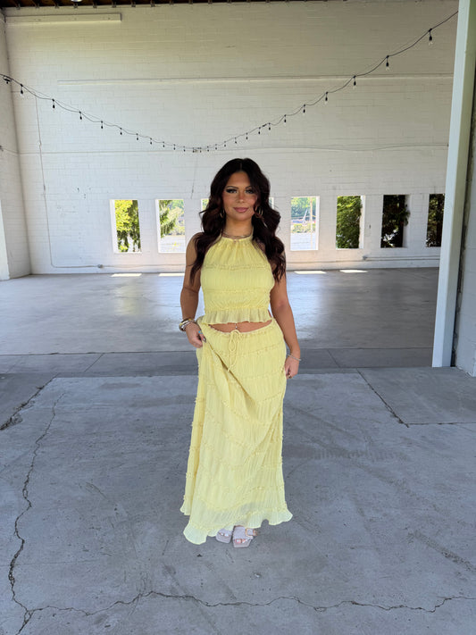 Crinkle Cutie Set (SOLD TOGETHER) Lemon