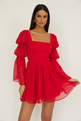 Oui Oui Red Dress