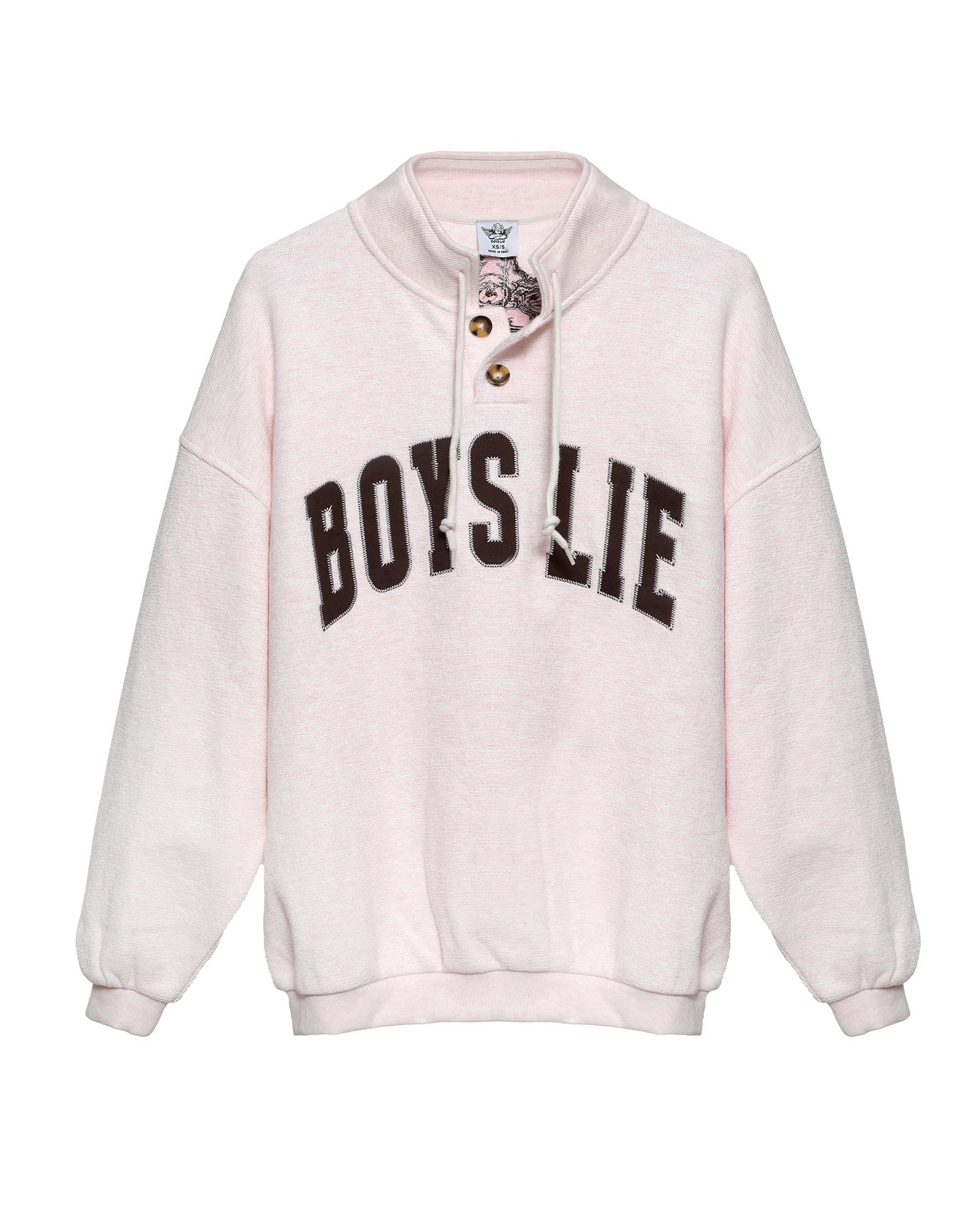 Boys Lie Pink Smoke & Mirrors Henley