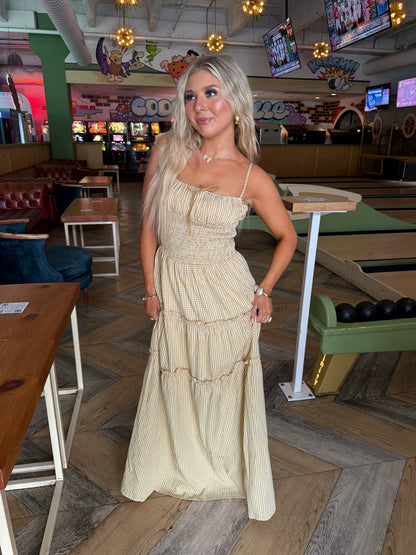 Manchild Yellow Maxi Dress