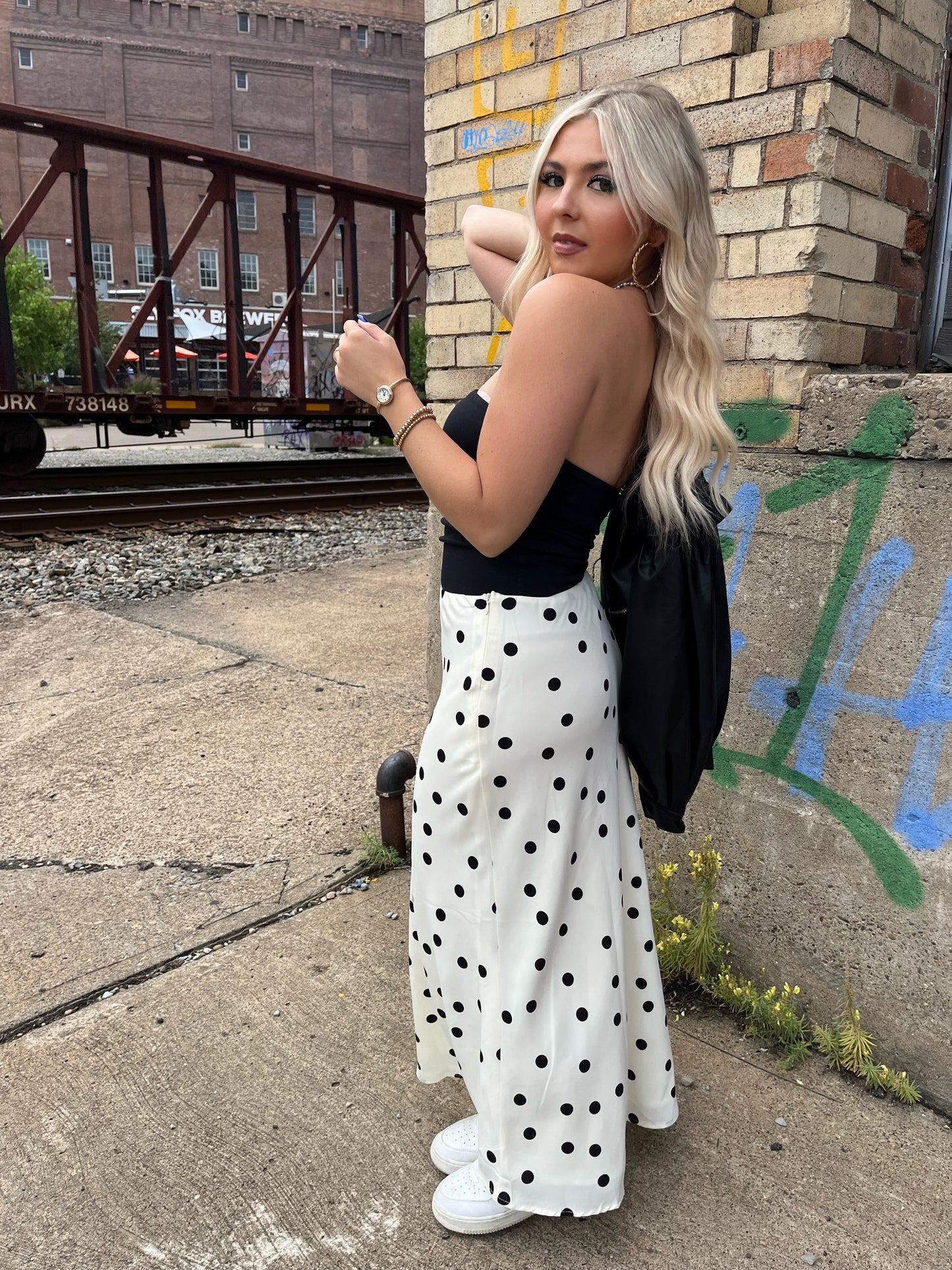 Low Lover Polka Dot Skirt