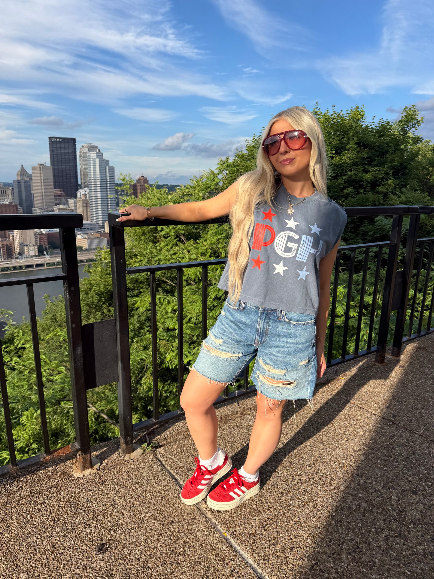 PGH Retro Stars Muscle Tee