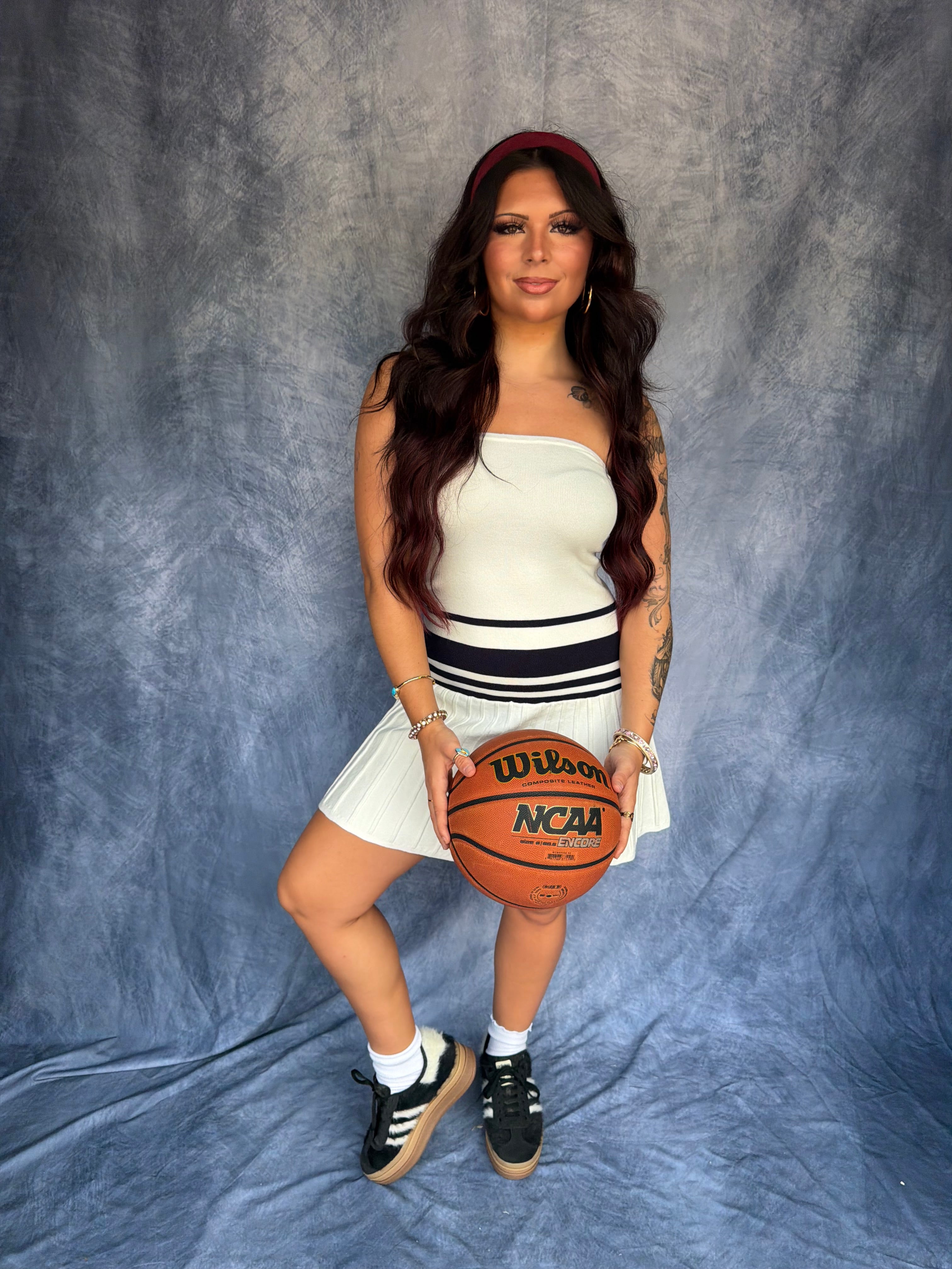 Game Point Dress in White