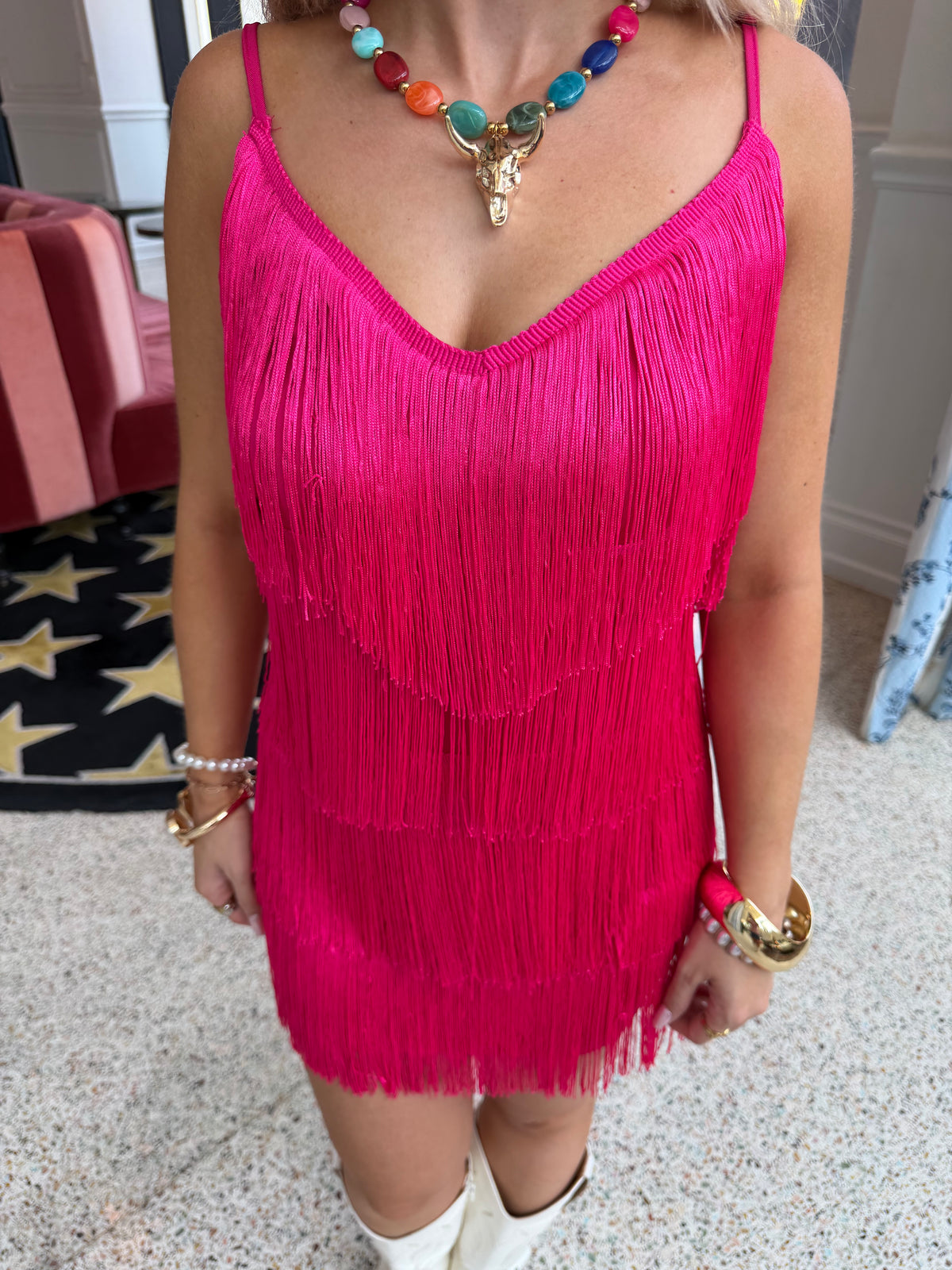 Emo Cowgirl Tassel Dress