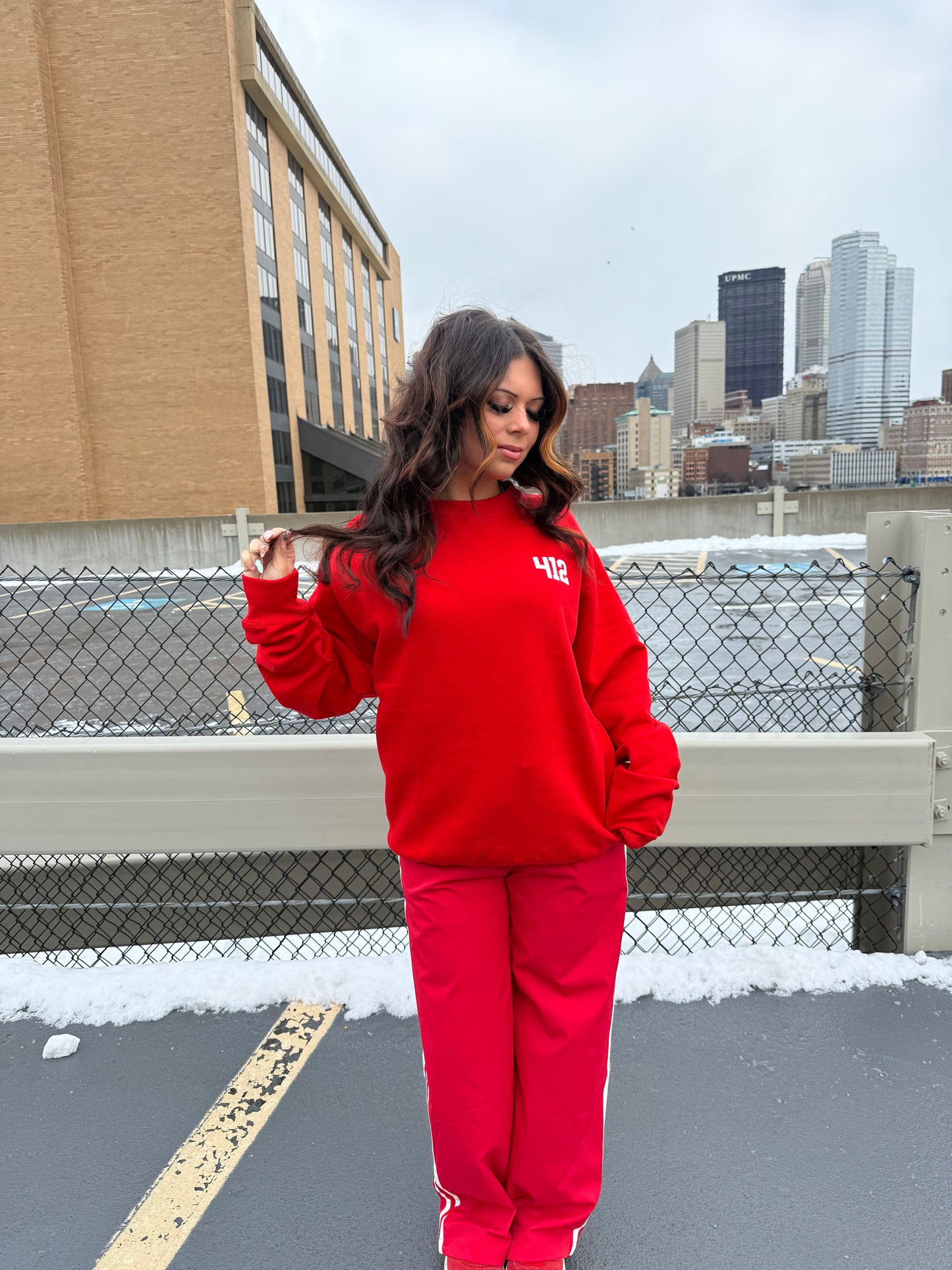 412, W/ Love PGH in Red