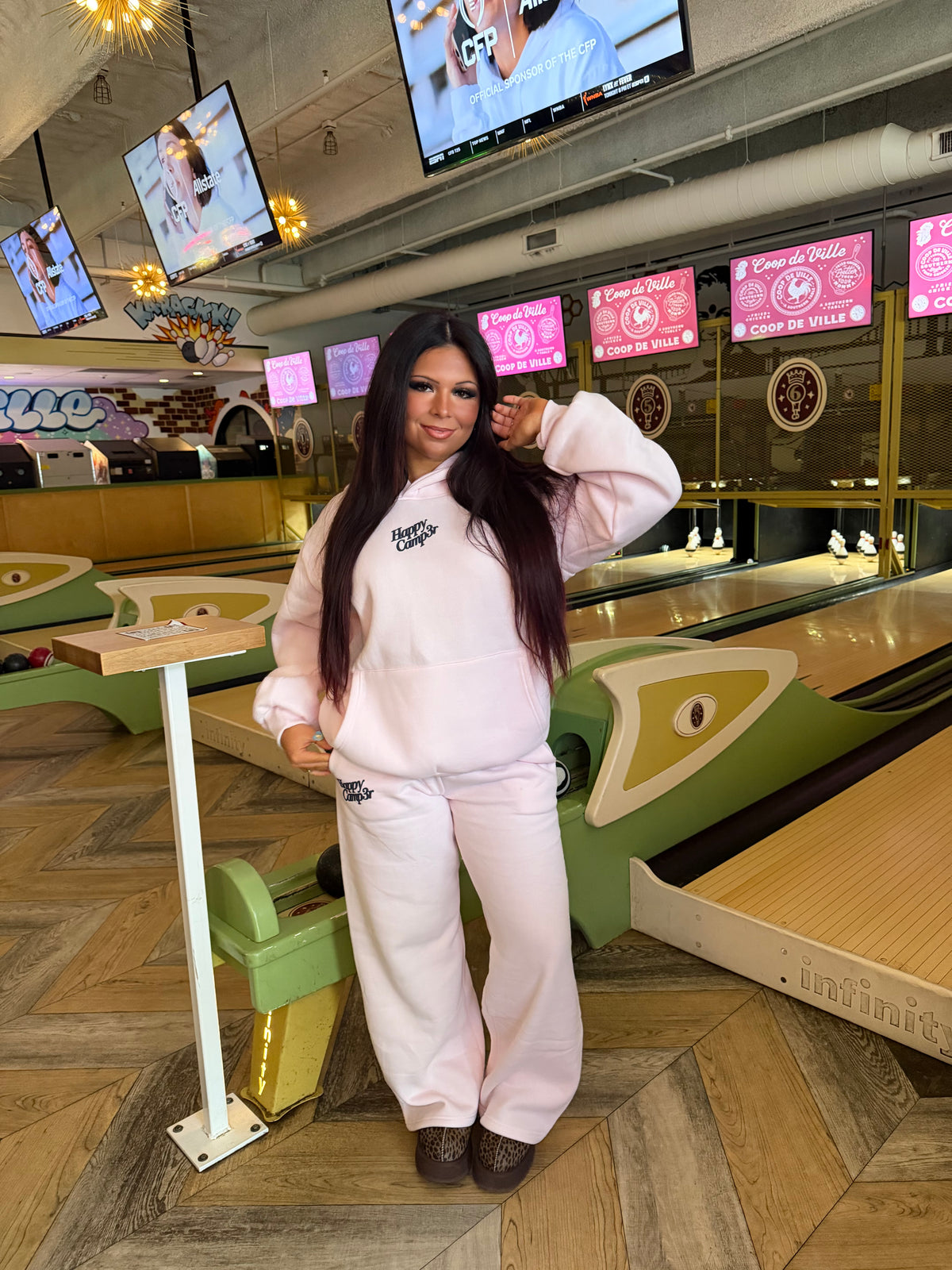 Happy Camp3r Puff Series Pant Pale Pink