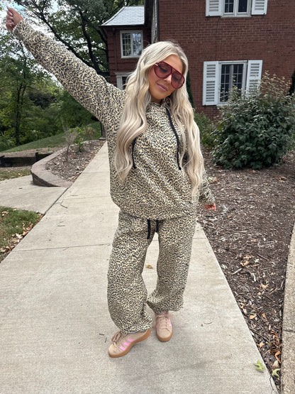 Crazy Chic Leopard Hoodie