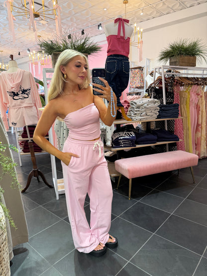Later Today Set (TOP) Pink