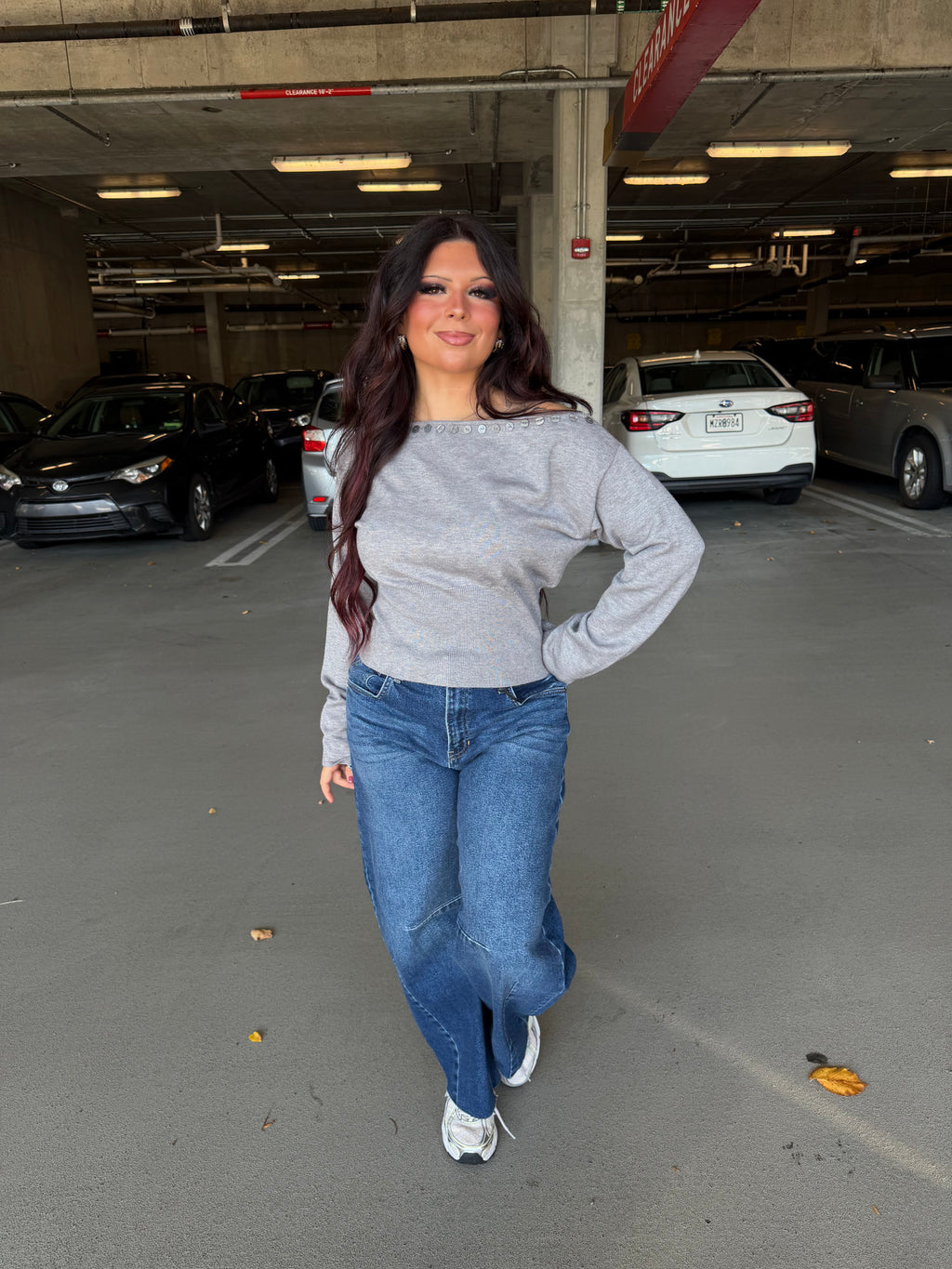 Button Up Gf Sweater