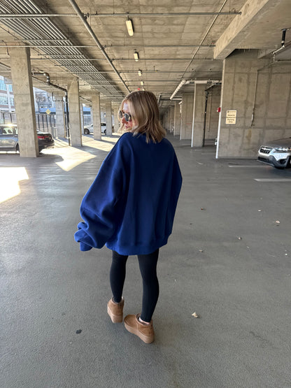 Happy Camp3r Royal Blue Mockneck