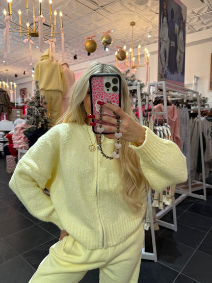 Buttered Vanilla Zip Up