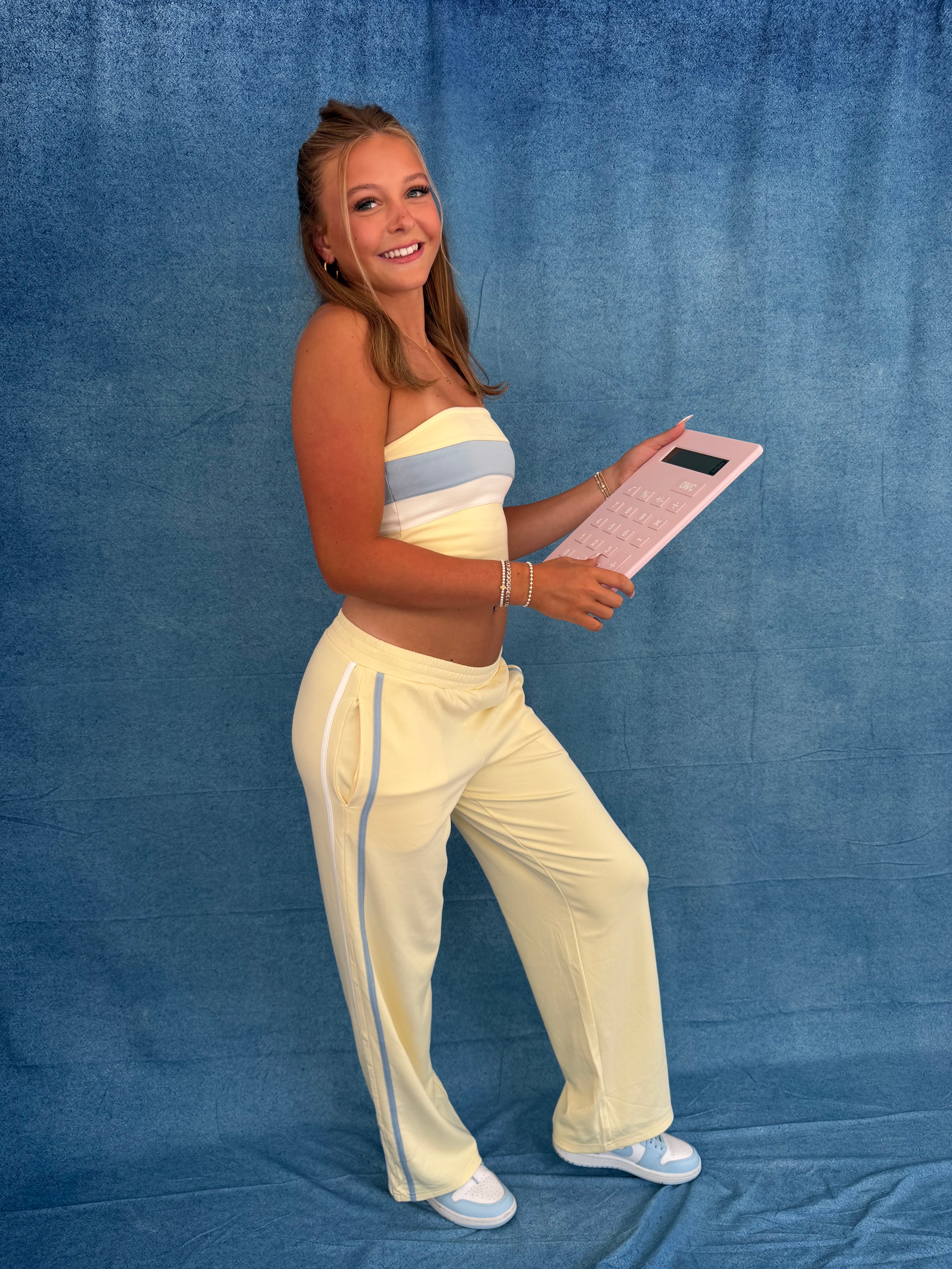 Be Competitive Set in Butter PANT ONLY
