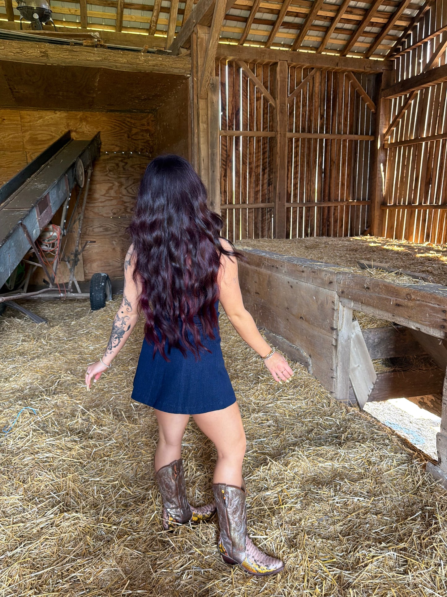 I’m Fallin’ Denim Dress