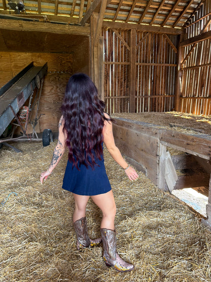 I’m Fallin’ Denim Dress