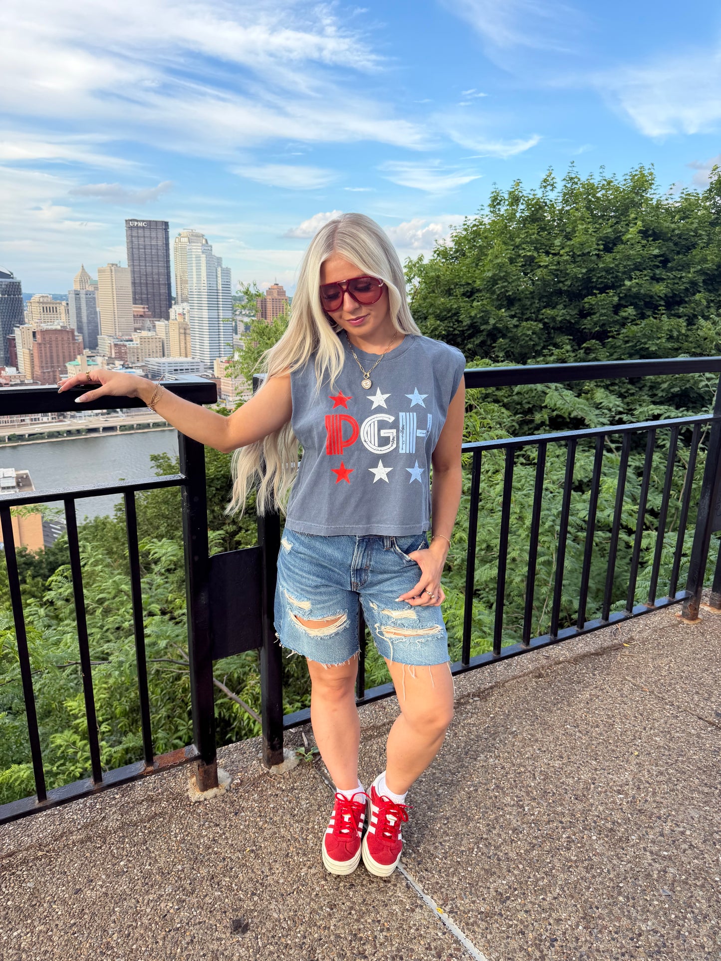 PGH Retro Stars Muscle Tee
