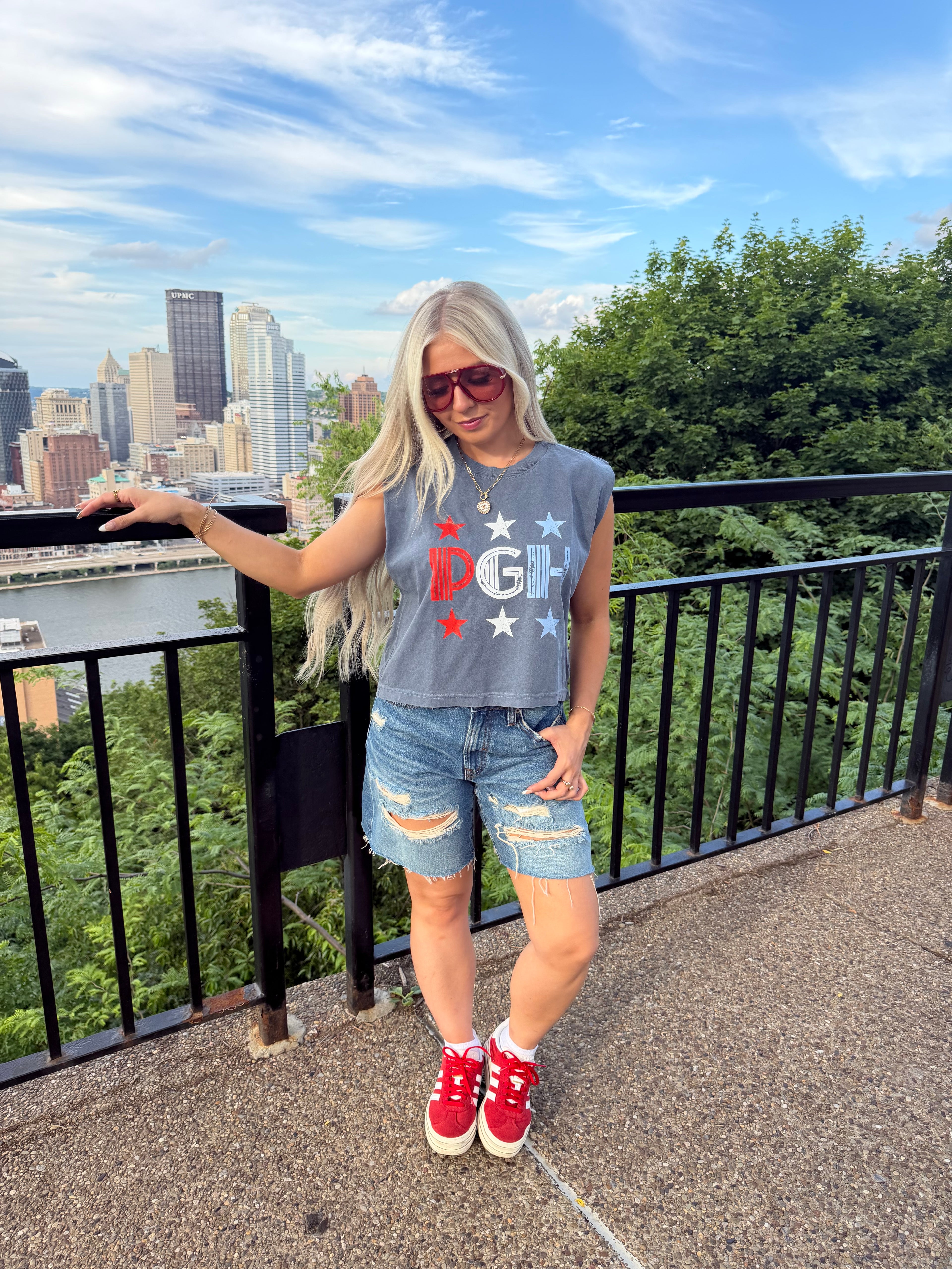 PGH Retro Stars Muscle Tee