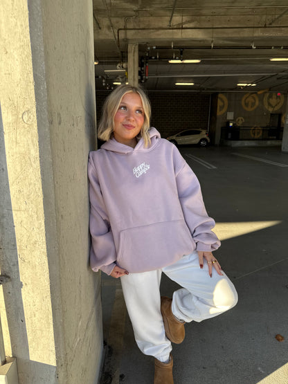 Happy Camp3r Puff Series Lilac Hoodie