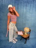 Kee’s Stripe Tee in Burg