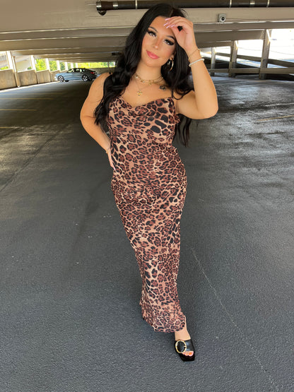 Kitty Cat Maxi Dress