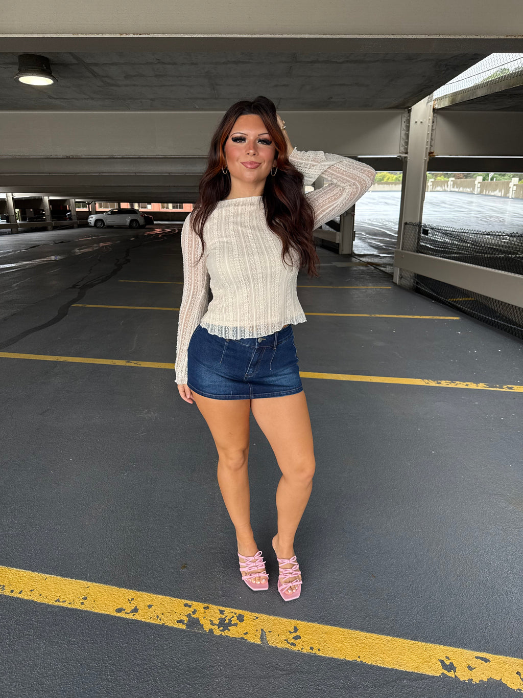 Deep Wash Mini Skort