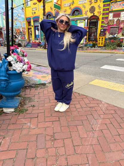 The Mayfair Group Smile It Looks Good Sweatshirt