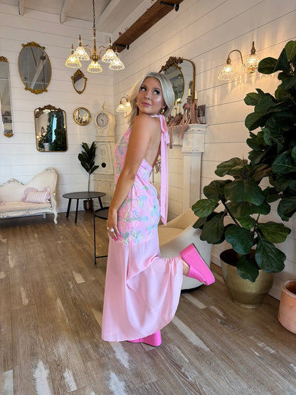 Mermaid Star Floral Dress